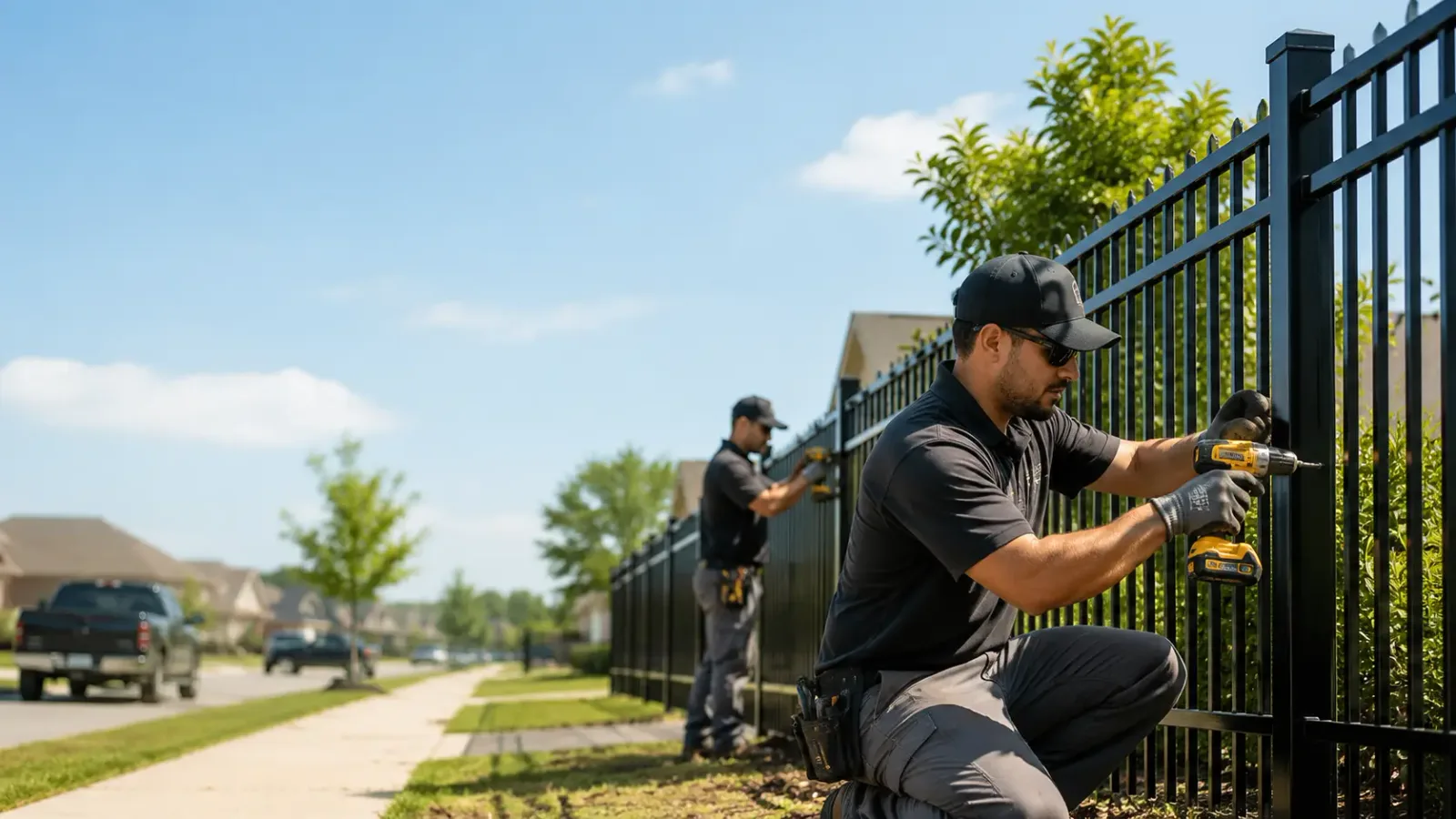 Metal Fence Installation in Driftwood, TX